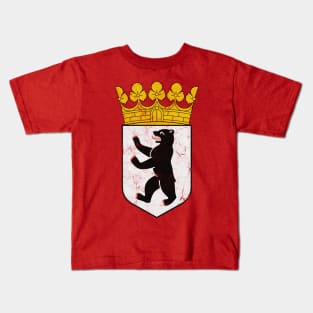 Berlin / Germany Faded Style Region Design Kids T-Shirt